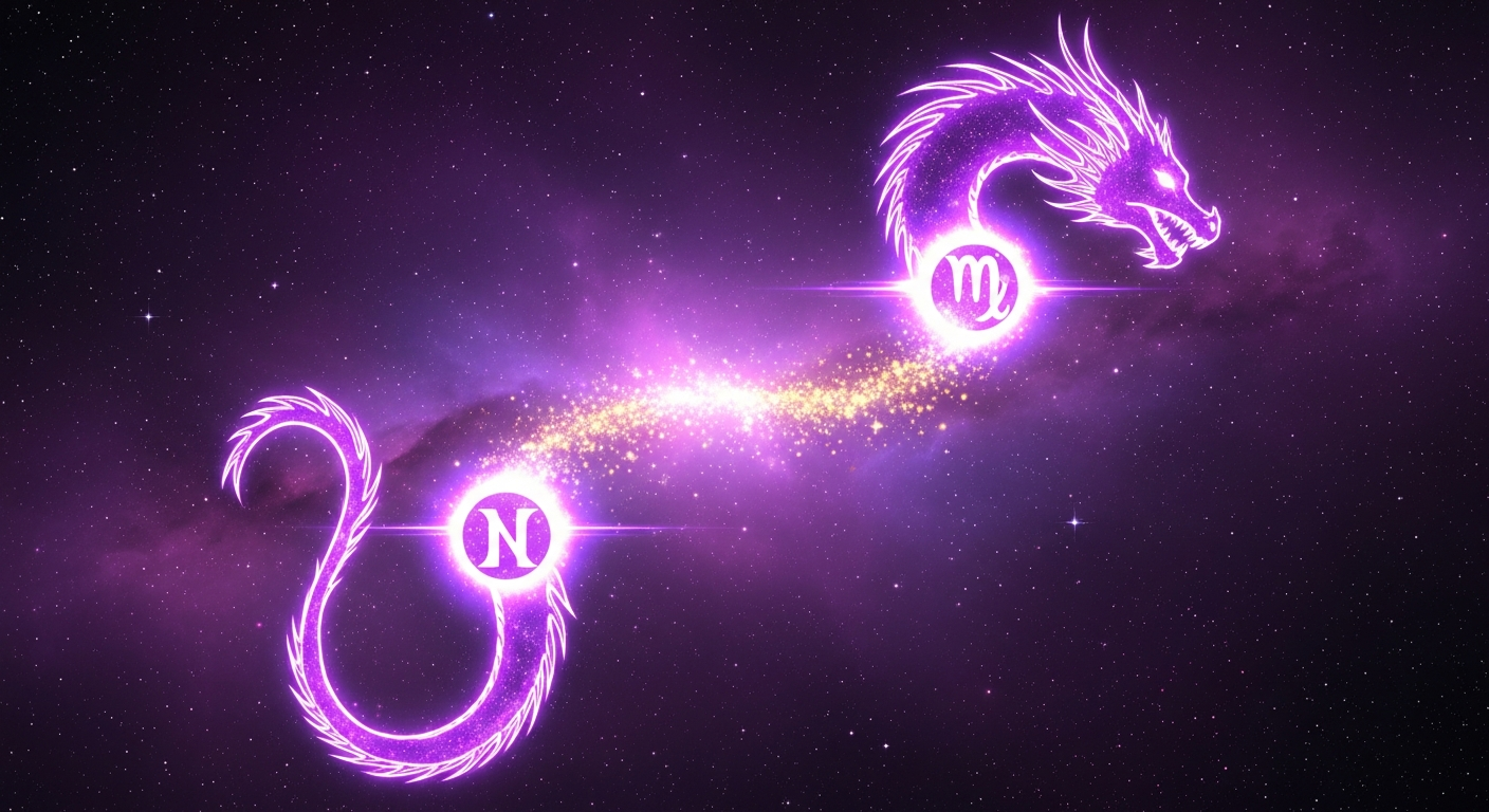 North Node and South Node: Your Soul's Evolutionary Path